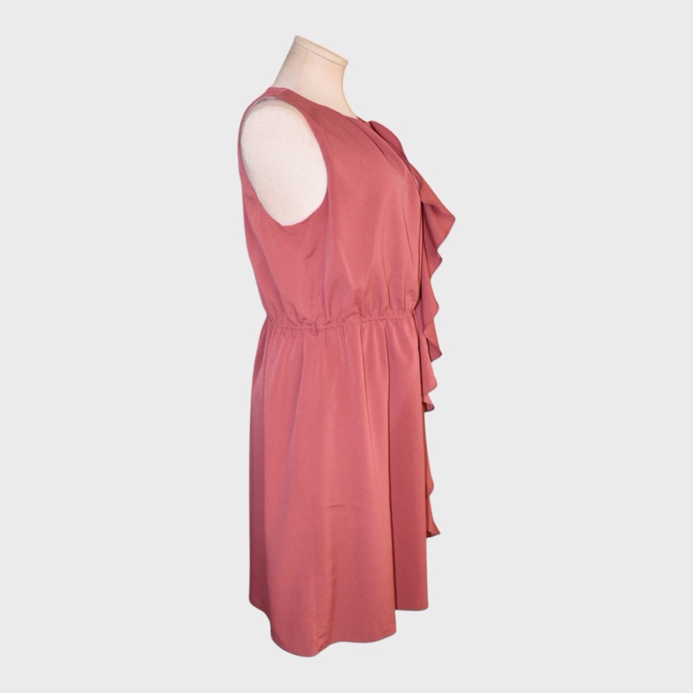 Zara Sleeveless Ruffle Front Dress - Picture 2 of 8